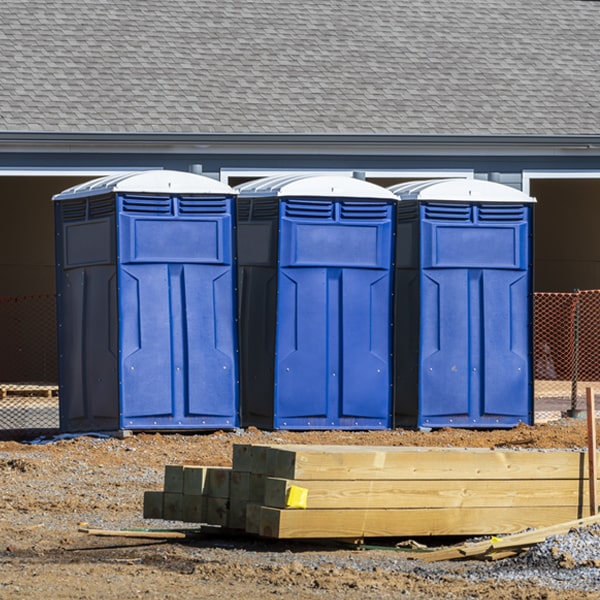 is there a specific order in which to place multiple portable toilets in Memphis NY